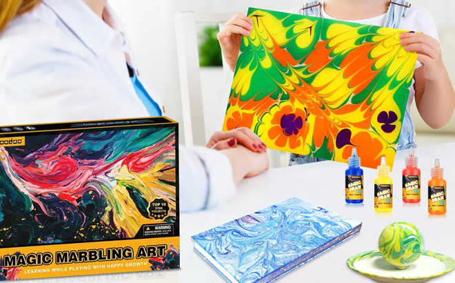 Water Marbling Paint for Kids