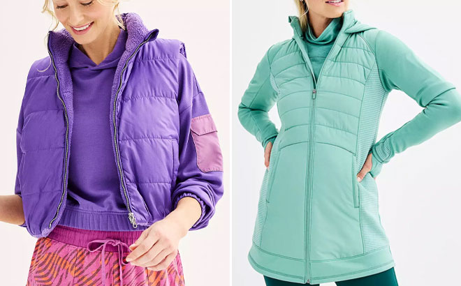 Women in Tek Gear Jackets at Kohls