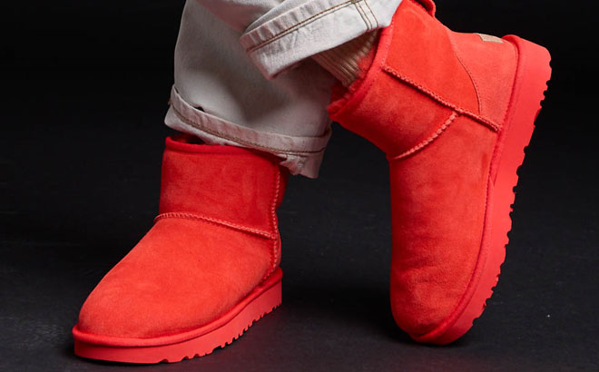 Womens UGG Classic Mini II Boot Cherry Pie Womens UGG Classic Mini II Boot Cherry Pie