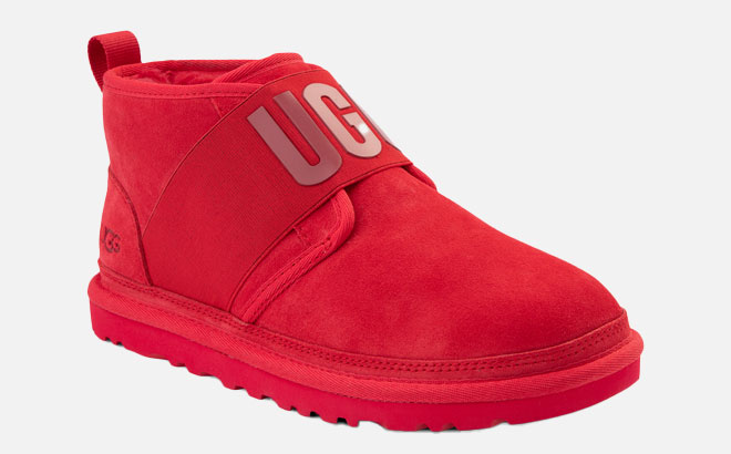 Womens UGG Neumel II Slip On Boot Ribbon Red Womens UGG Neumel II Slip On Boot Ribbon Red