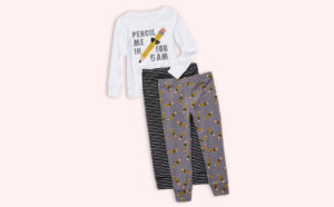 an Image of Okie Dokie Toddler Unisex 3 Piece Pajama Set