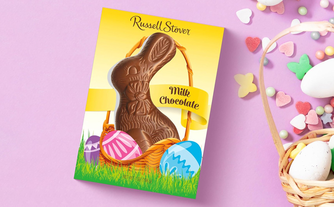 an Image of Russell Stover Milk Chocolate Easter Rabbit 7 Ounce