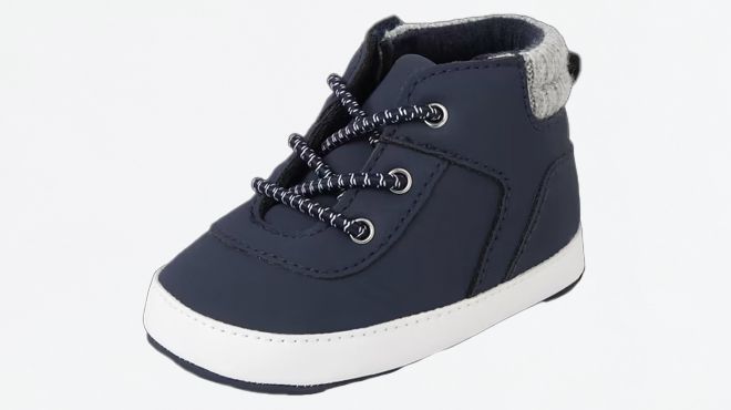 an Image of The Childrens Place Baby Boys Hi Top Boots