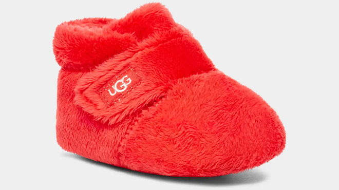 an Image of a UGG Baby Bixbee Shoes in Cherry Pie Color