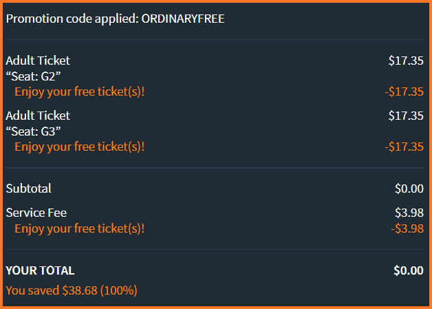 2 FREE Ordinary Angels Movie Tickets