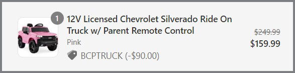 Chevrolet Silverado Ride-On Truck Summary