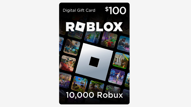 100 Roblox Digital Gift Card