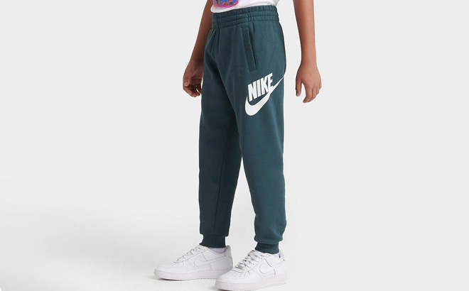 A Kid Wearing Nike Club Fleece Jogger Pants