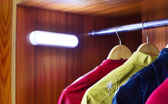 A Motion Sensor Led Light in the Closet