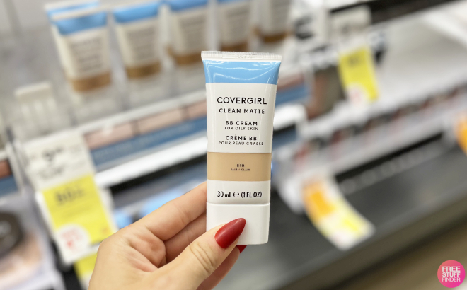 A Person Holding CoverGirl Clean Matte BB Cream