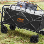A Person Pulling a Vevor Folding Wagon