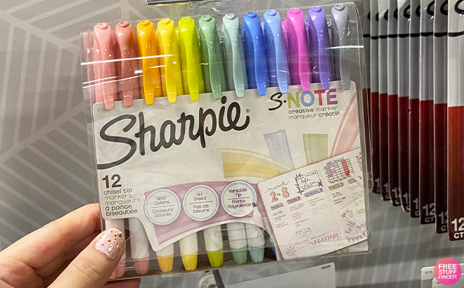 A Person is Holding Sharpie S Note Creative Markers