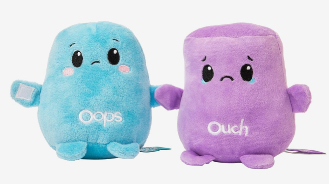 A photo showing What Do You Meme Ouch Oops Apology Plushies