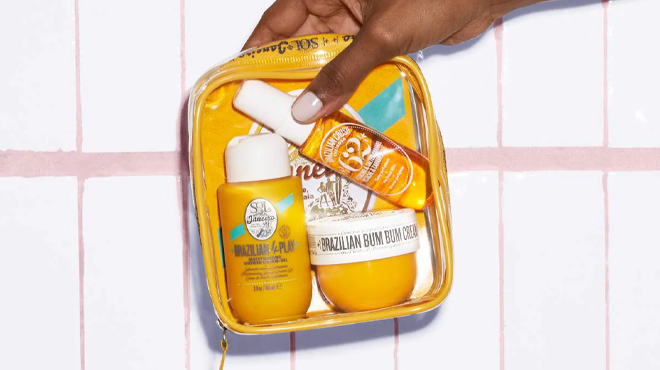 A photo showing a pack of Sol de Janeiro Brazilian Bum Bum Jet Set A photo showing a pack of Sol de Janeiro Brazilian Bum Bum Jet Set