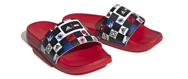 Adidas Adilette Comfort Spiderman Slide Sandals
