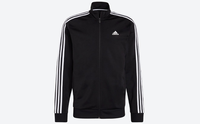 Adidas Mens Essentials Warm Up 3 Stripes Track Jacket