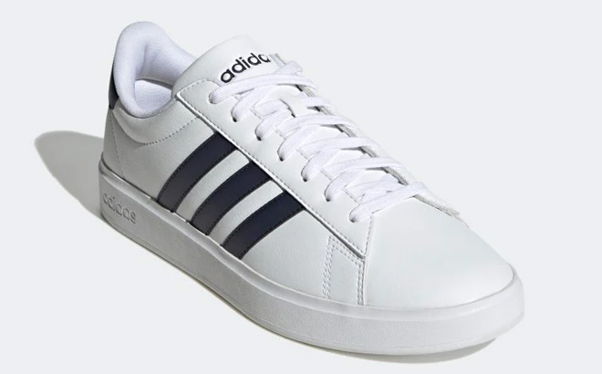 Adidas Mens Grand Court Cloudfoam Comfort Shoes 1