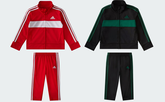 Adidas Two Piece Kids Track Sets in Two Colors