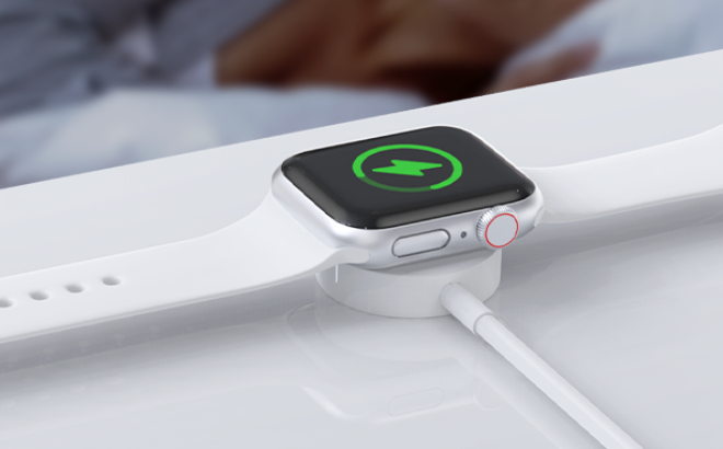 Apple Watch Charging Using a Magnetic Fast Charger