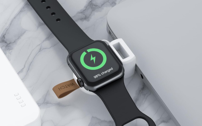 Apple Watch Charging Using a Portable iWatch USB Wireless Charger