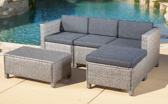 Arville 6 Person Seating Group Patio Set