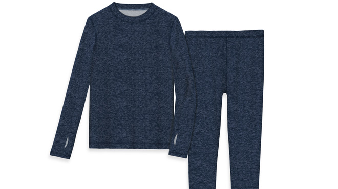 Athletic Works Boys Thermal Top Bottom Set 1