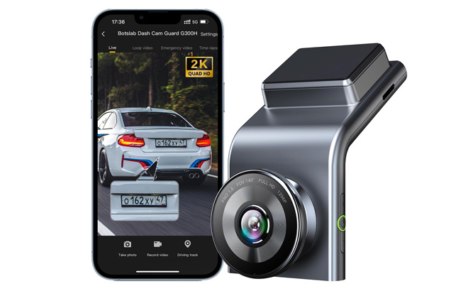 BOTSLAB Dash Cam G300H