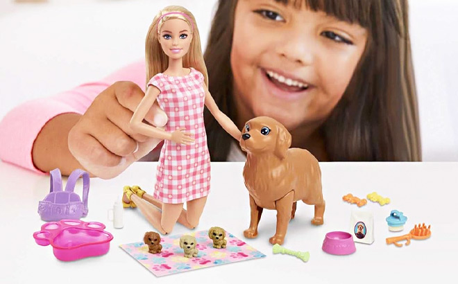 Barbie Doll and Pets Playset