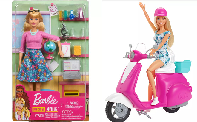 Barbie Teacher Doll and Barbie Doll and Accessory