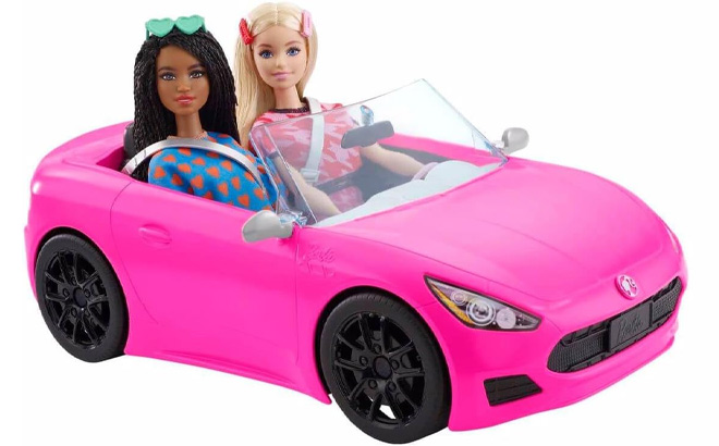 Barbie Toy Car in Bright Pink Color