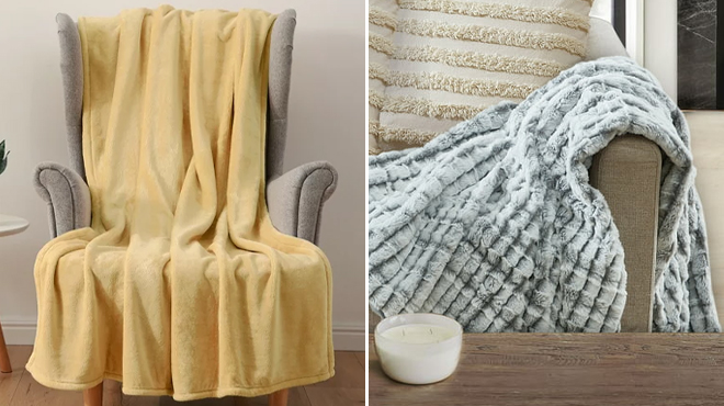 Berkshire Blanket Home Eco Plush Throw Blanket and Better Homes Gardens Faux Fur Throw Blanket Berkshire Blanket Home Eco Plush Throw Blanket and Better Homes Gardens Faux Fur Throw Blanket