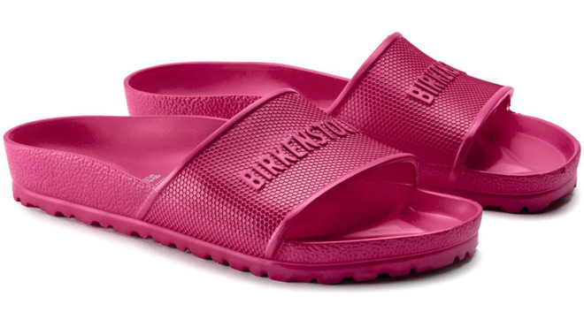 Birkenstock Womens Barbados EVA Sandals in Pink Color