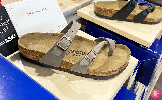 Birkenstock Womens Mayari Nubuck Leather Sandals