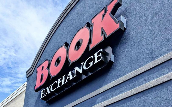 Book Exchange Storefront Sign