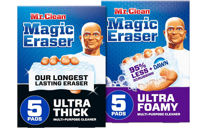 Bundle of Mr Clean Magic Eraser Ultra Thick Multi Purpose Cleaner