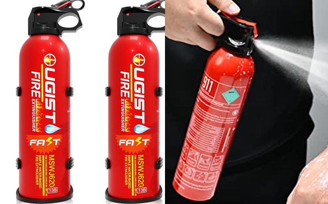 Car Fire Extinguisher 2 Pack