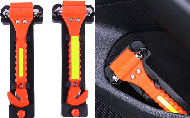 Car Safety Hammer Emergency Escape Tool 2 Piece