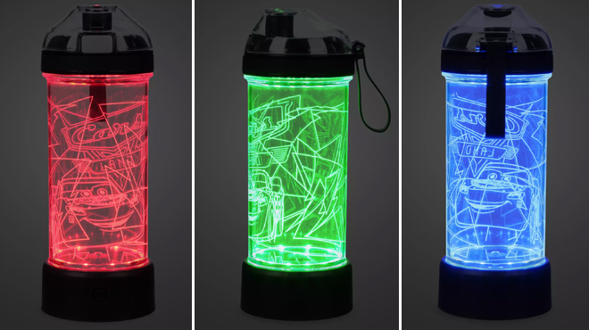 Cars Land Neon Lights Light Up Tumbler in Three Colors