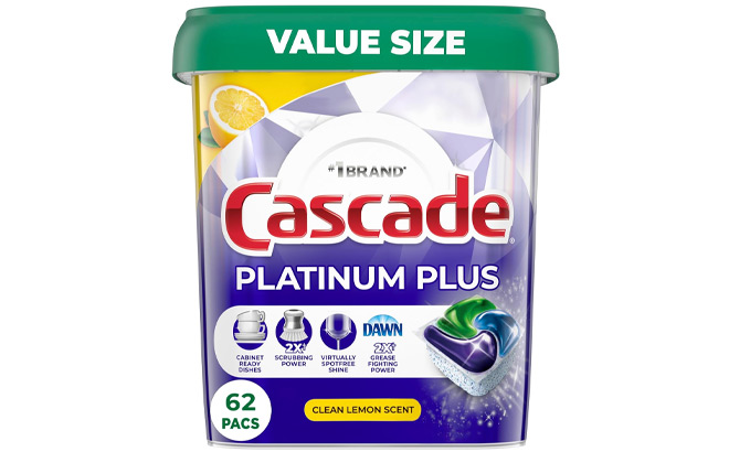 Cascade 62 Count Dishwasher Pods Cascade 62 Count Dishwasher Pods