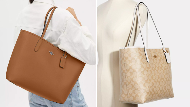 Coach Outlet City Tote and Coach Outlet City Tote In Signature Canvas