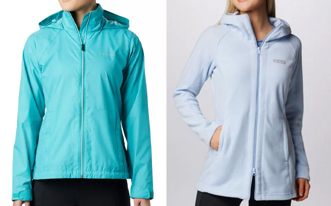 Columbia Womens Switchback III Jacket and Columbia Womens Benton Springs Fleece Hoodie Columbia Womens Switchback III Jacket and Columbia Womens Benton Springs Fleece Hoodie