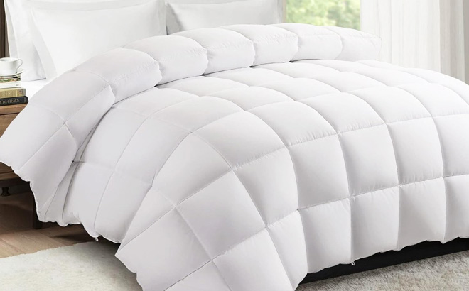Comforter Queen Size All Season Reversible Duvet Insert