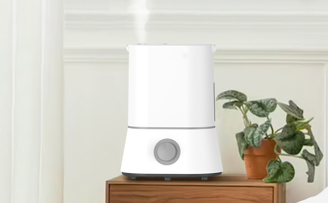 Cool Mist Humidifier 4L Water Tank Quiet Ultrasonic Air Humidifiers for Bedroom Large Room