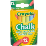 Crayola 12 Count Anti Dust Assorted Chalk