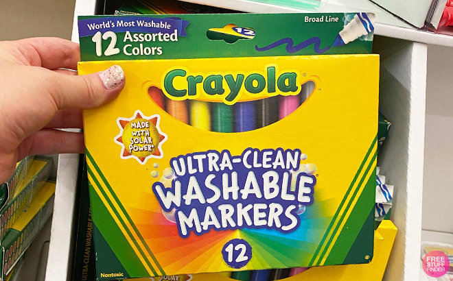 Crayola 12 Count Broad Line Washable Markers