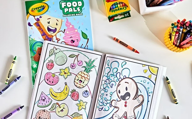 Crayola Food Pals Coloring Book 48 Pages