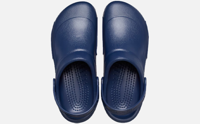 Crocs Bistro Slip Resistant Work Clogs in Navy Color Crocs Bistro Slip Resistant Work Clogs in Navy Color