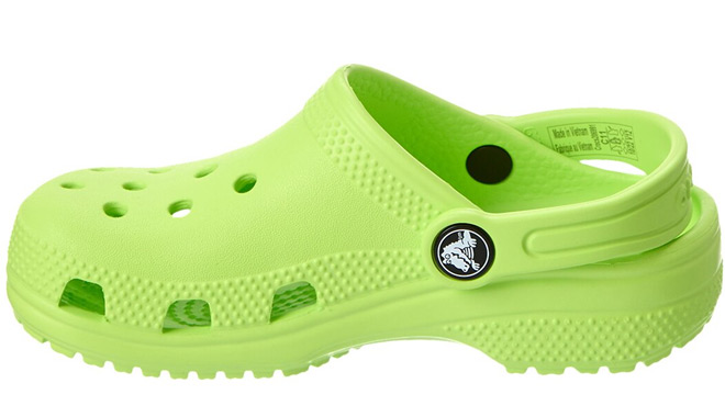 Crocs Classic Kids Clog in Limeade Color