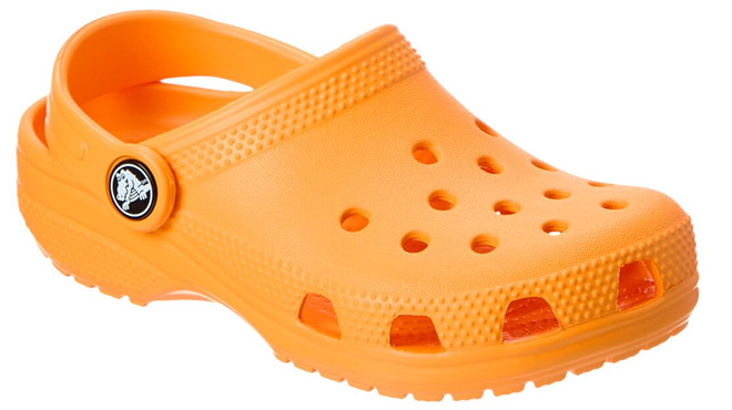 Crocs Classic Kids Clog in Zing Color Crocs Classic Kids Clog in Zing Color