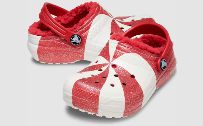 Crocs Toddler Classic Lined Holiday Clogs